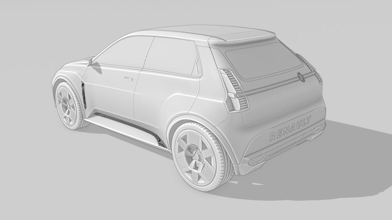 Renault 5 EV Prototype 3D model_17