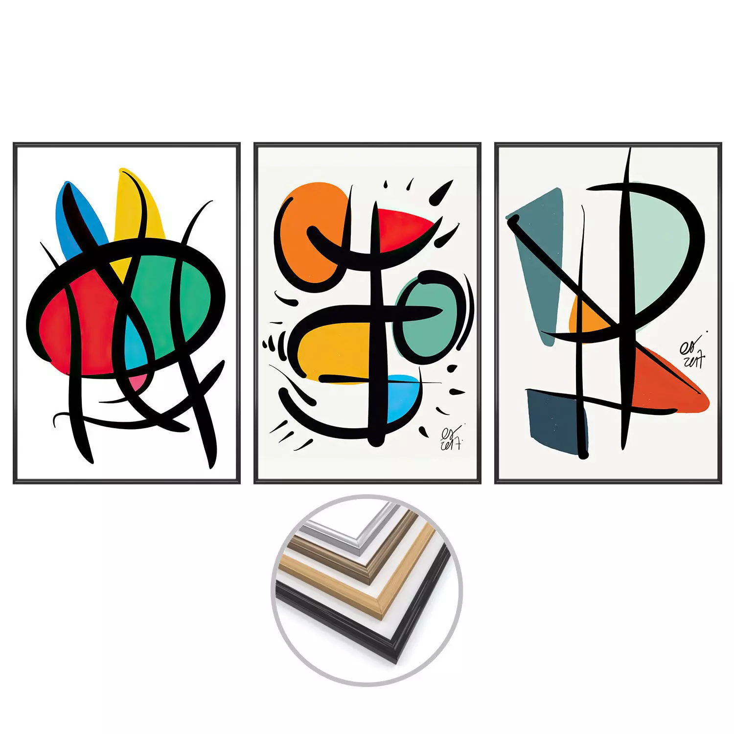 Wall Art Set 3427 3D model_0