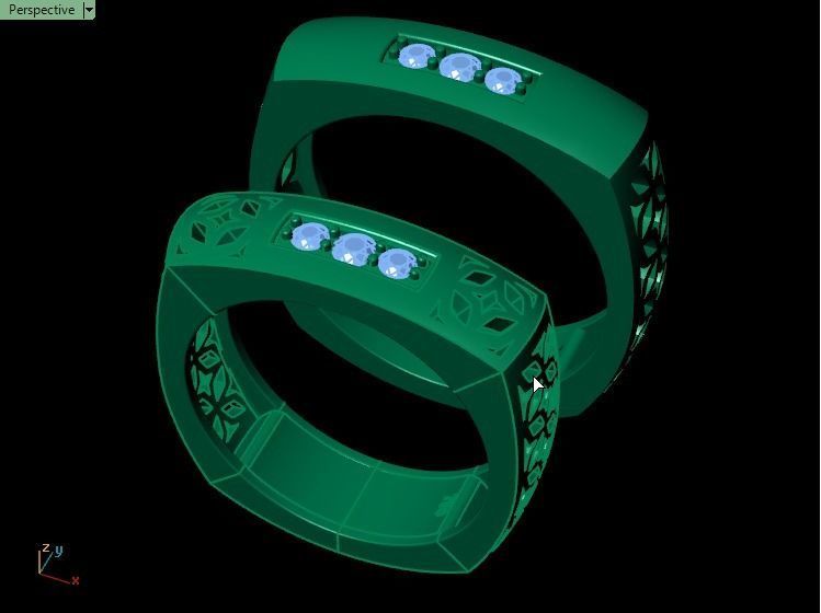 ring set 09 collection1 3D print model_31