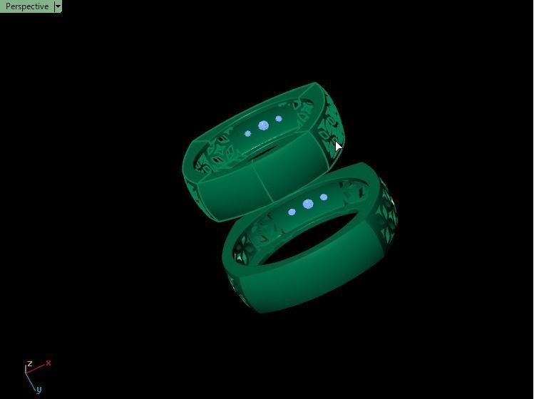 ring set 09 collection1 3D print model_4