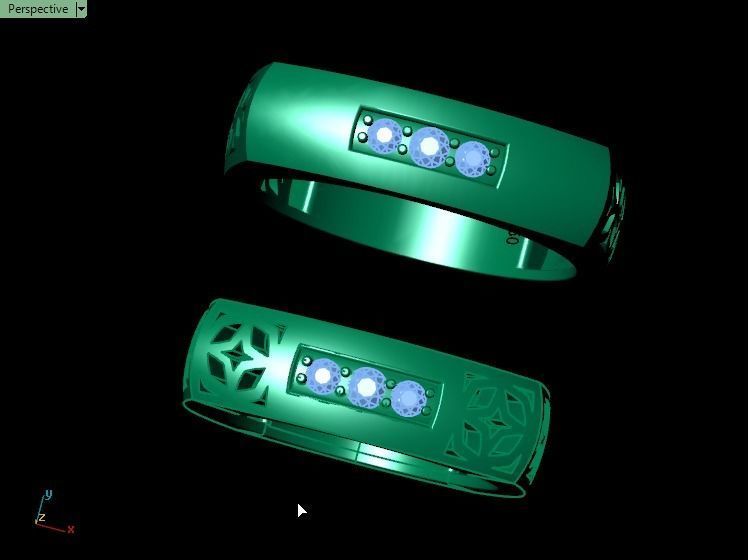 ring set 09 collection1 3D print model_10