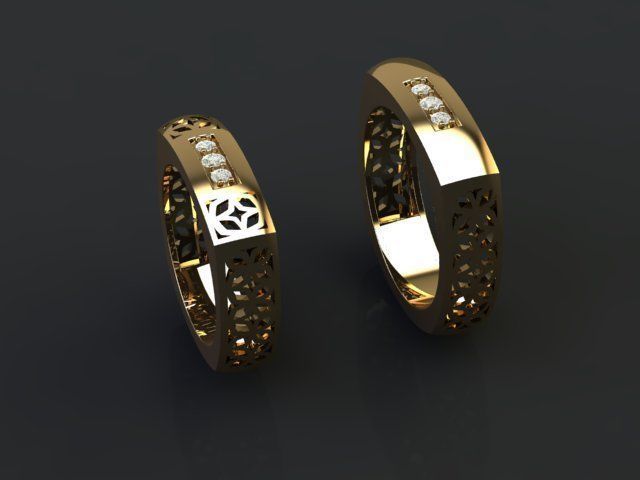 ring set 09 collection1 3D print model_8