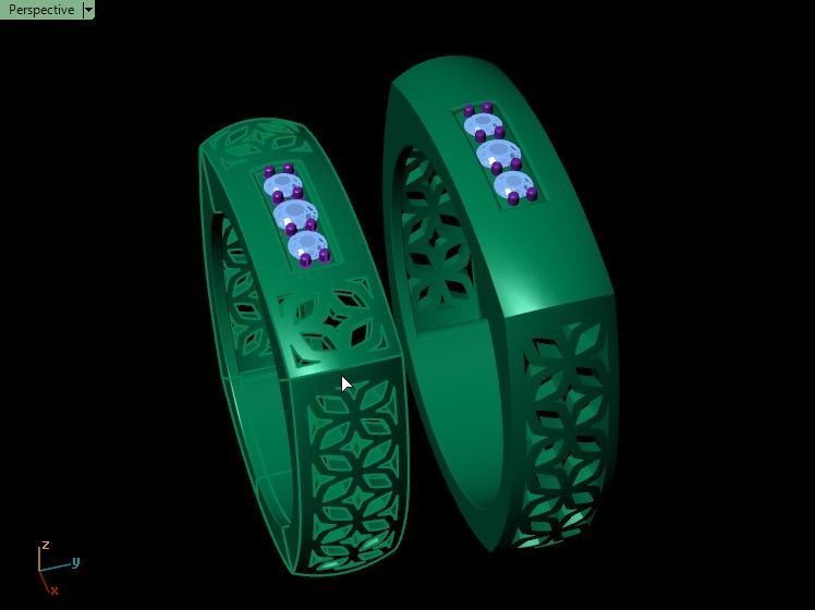 ring set 09 collection1 3D print model_12