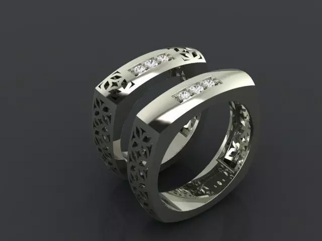 ring set 09 collection1 3D print model_0