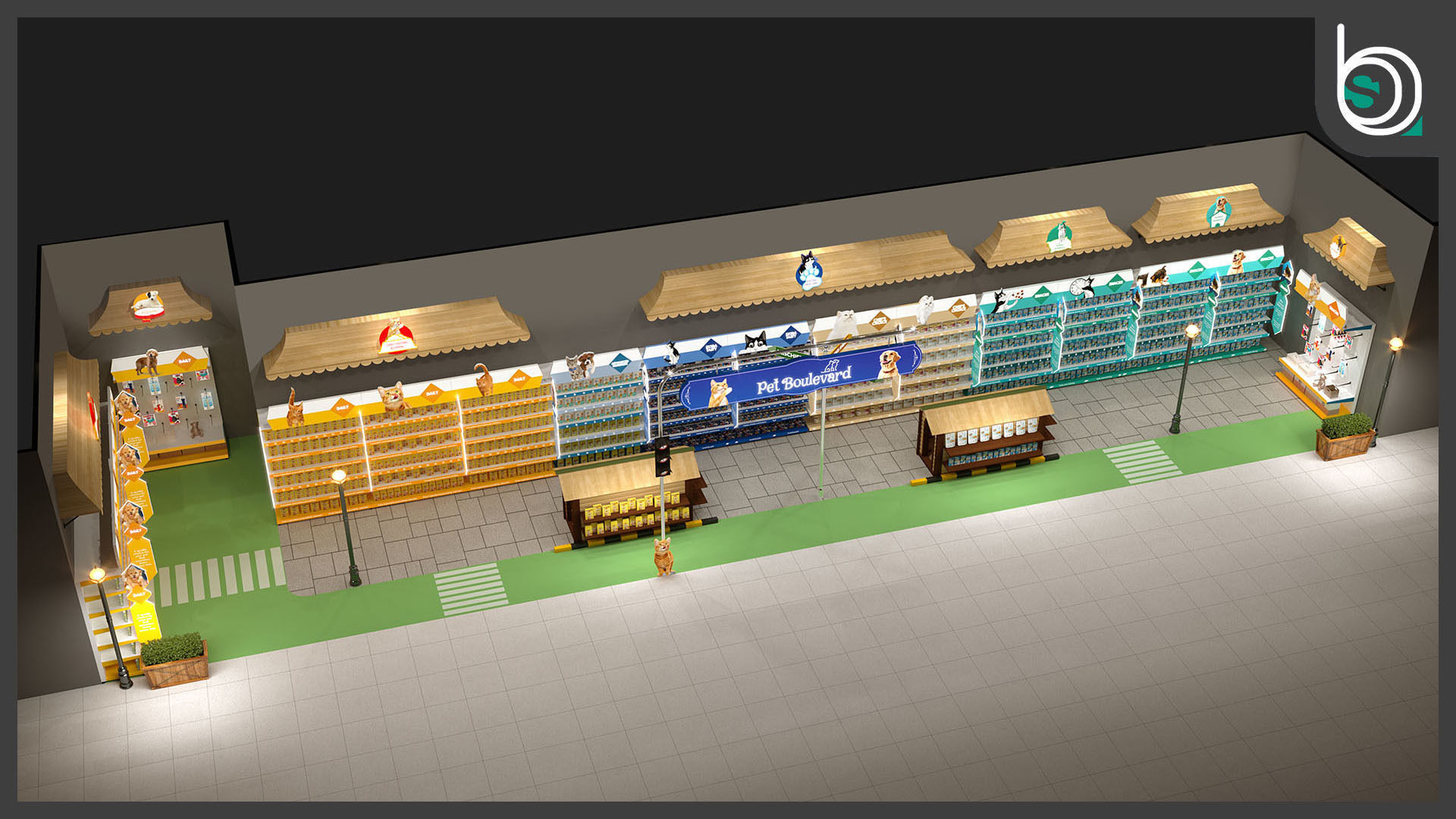 Exhibition Booth 3D model_2