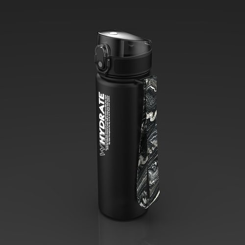 Water Bottle with Flip Cap 3D model