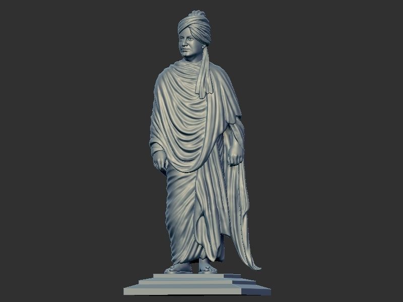 Swami Vivekanand  3D print model_1