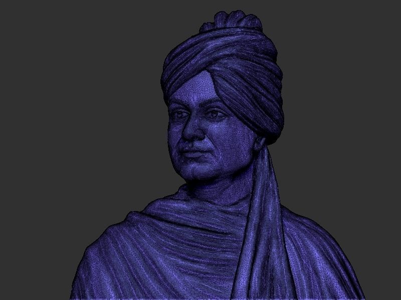 Swami Vivekanand  3D print model_18