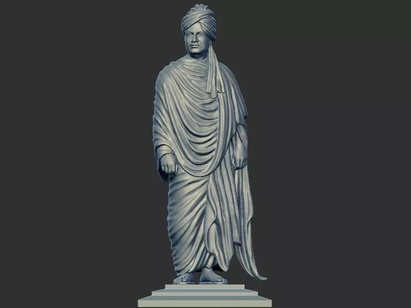 Swami Vivekanand  3D print model_0
