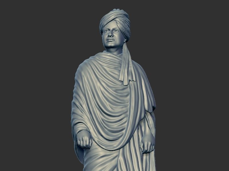 Swami Vivekanand  3D print model_6