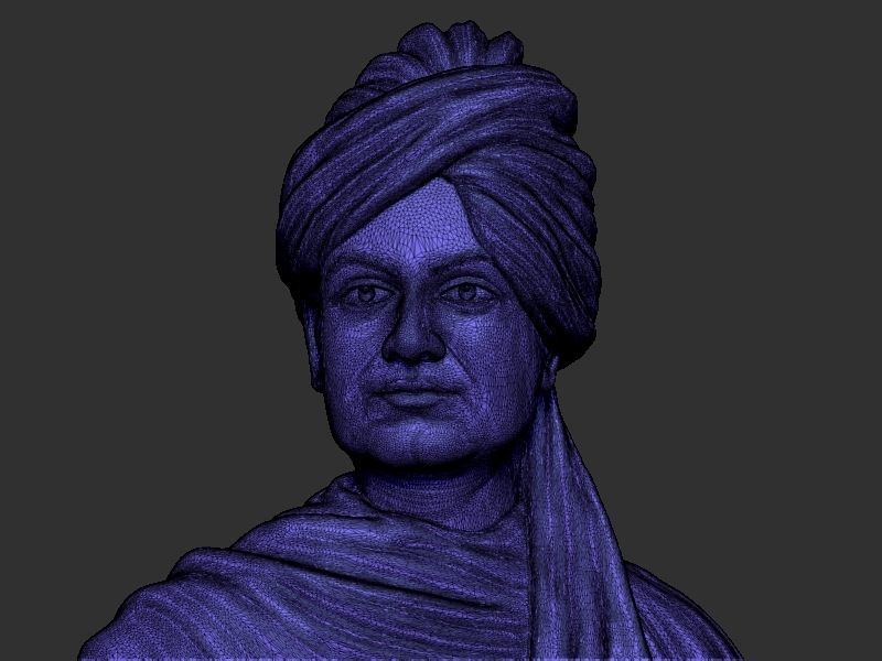 Swami Vivekanand  3D print model_16