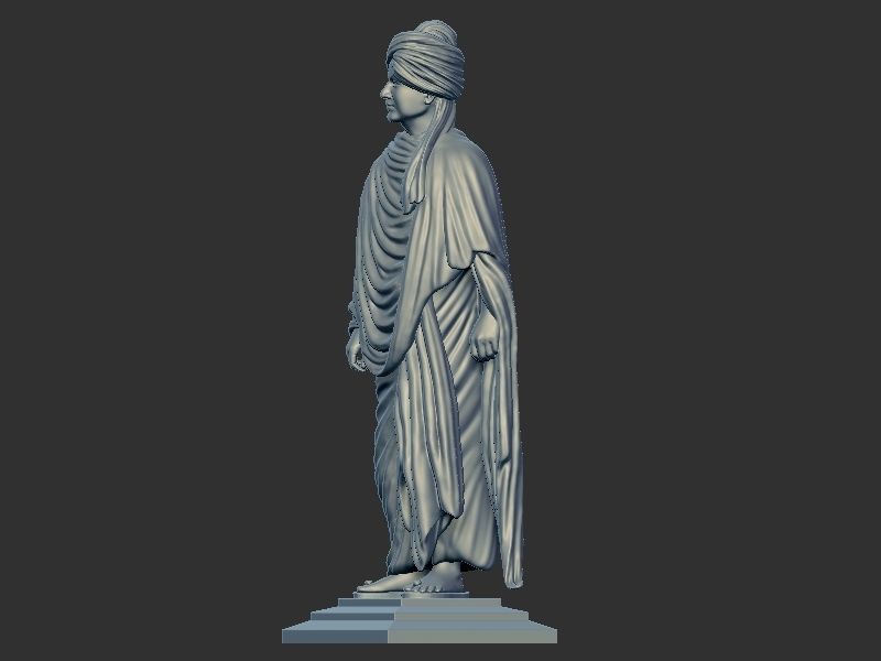 Swami Vivekanand  3D print model_2