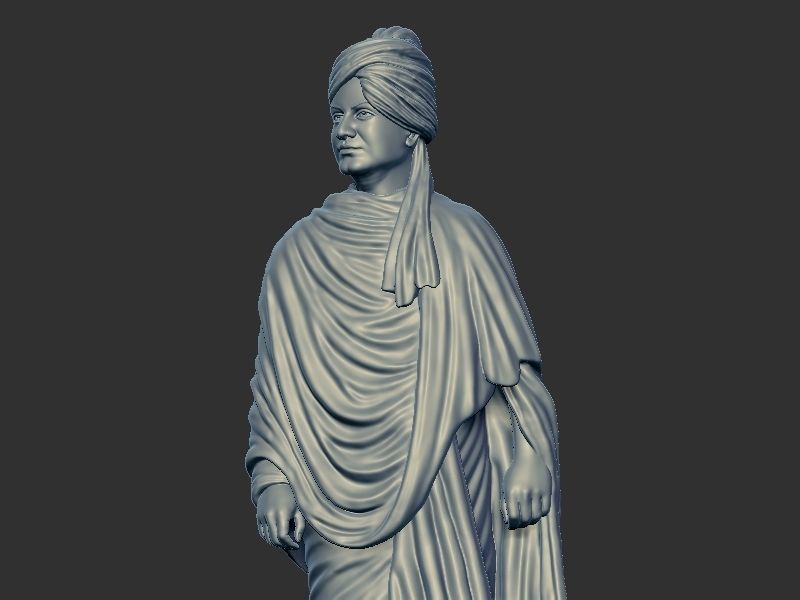 Swami Vivekanand  3D print model_7