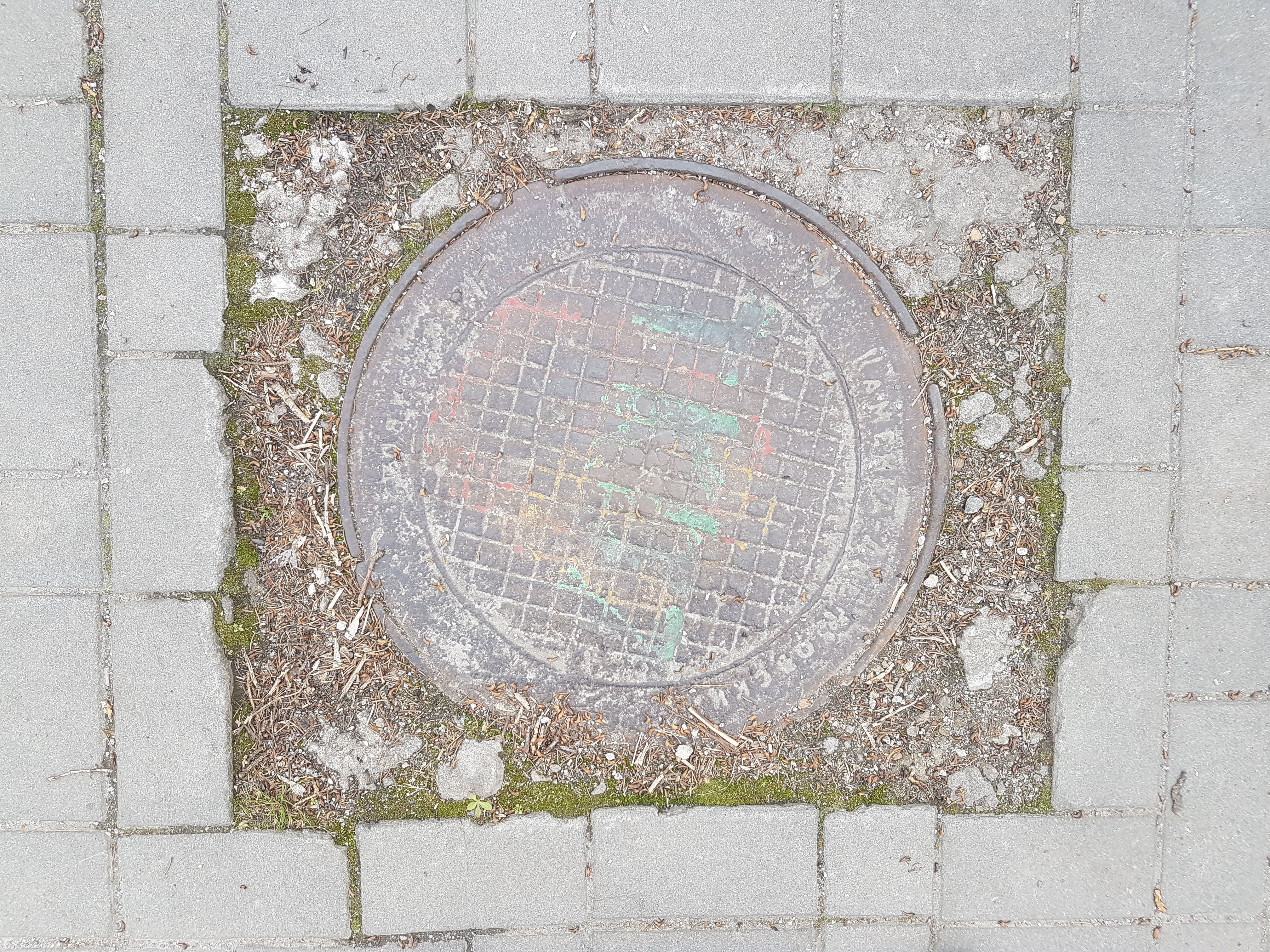 3DF Zephyr - Double Sewer Hatch 2 Low-poly 3D model_4