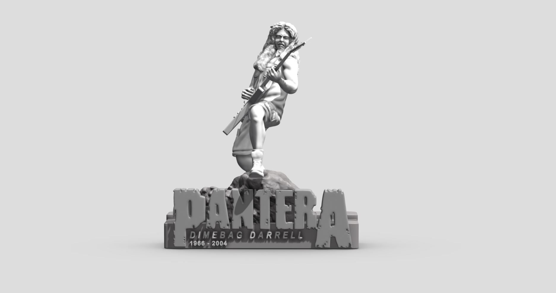 DIMEBAG DARRELL PANTERA - 3DPRINTING 3D print model_9