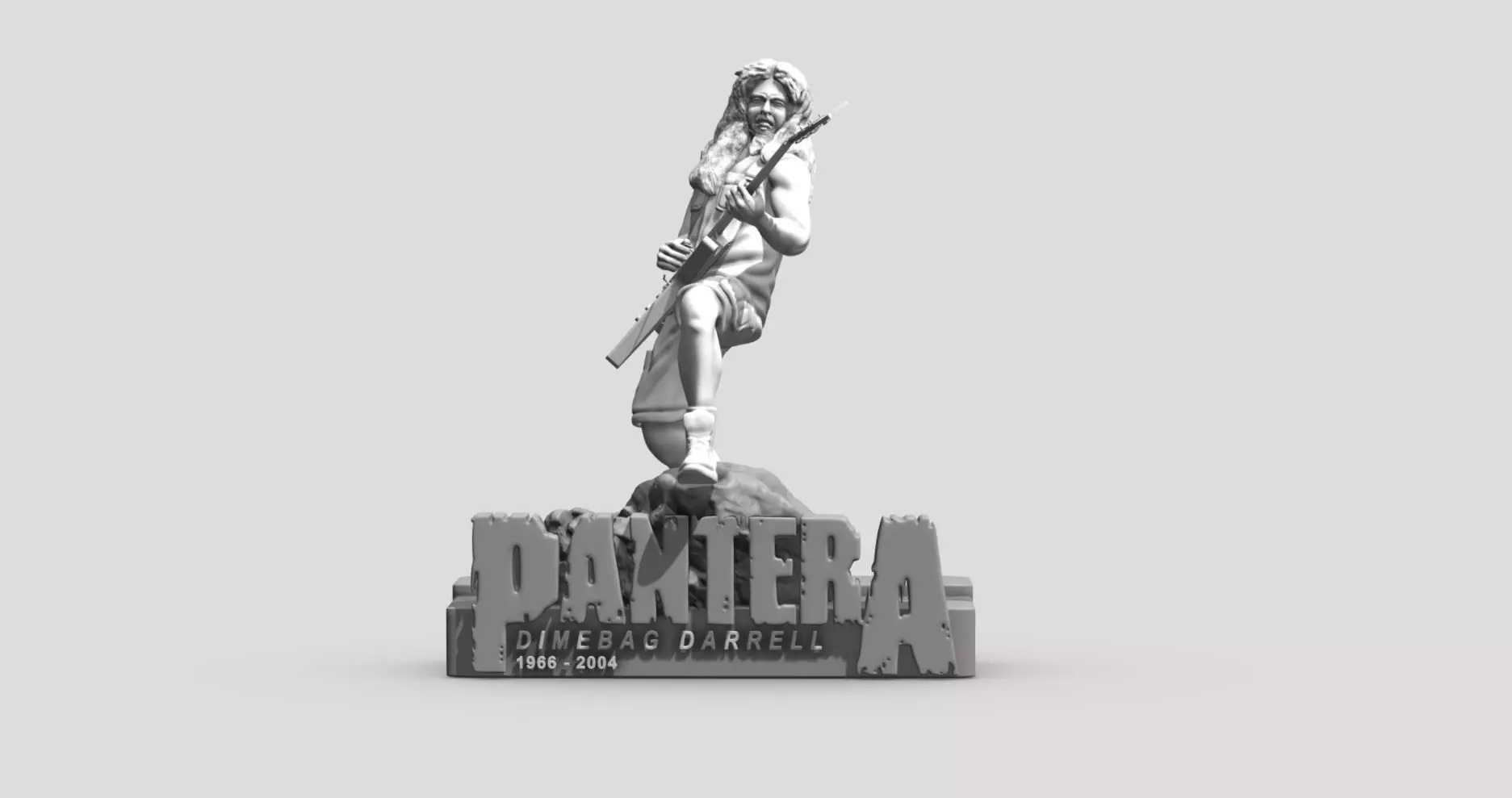 DIMEBAG DARRELL PANTERA - 3DPRINTING 3D print model_0