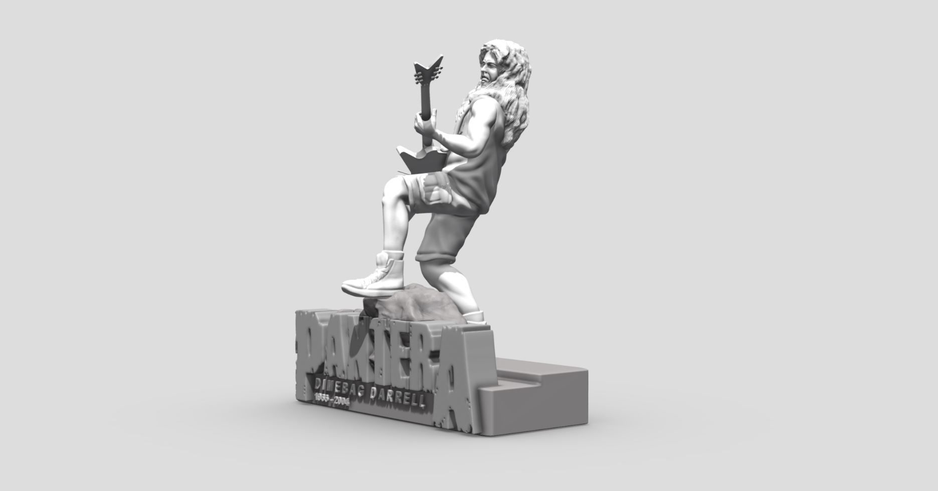 DIMEBAG DARRELL PANTERA - 3DPRINTING 3D print model_1
