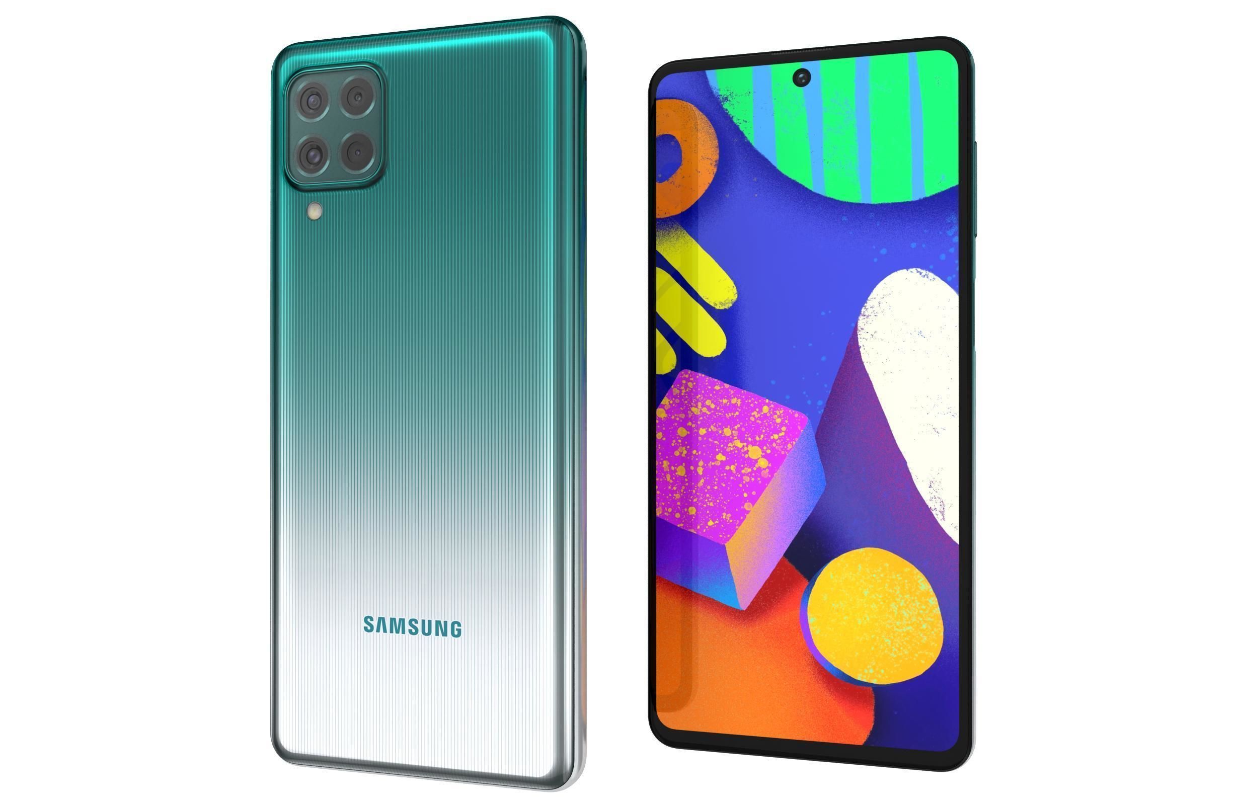 Samsung Galaxy F62 All Colors 3D model_13