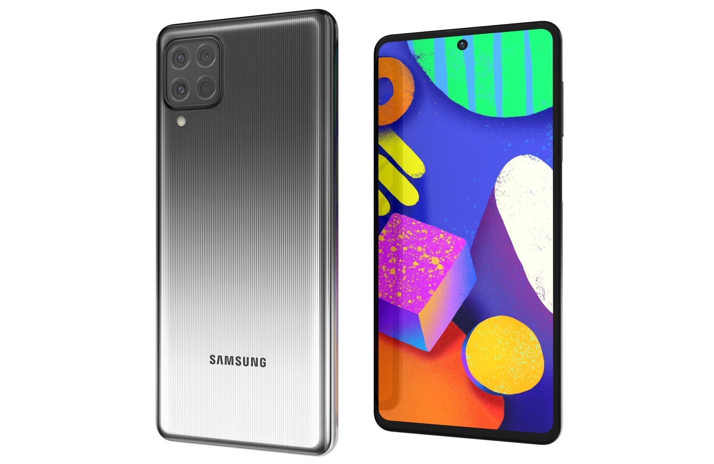 Samsung Galaxy F62 All Colors 3D model_16