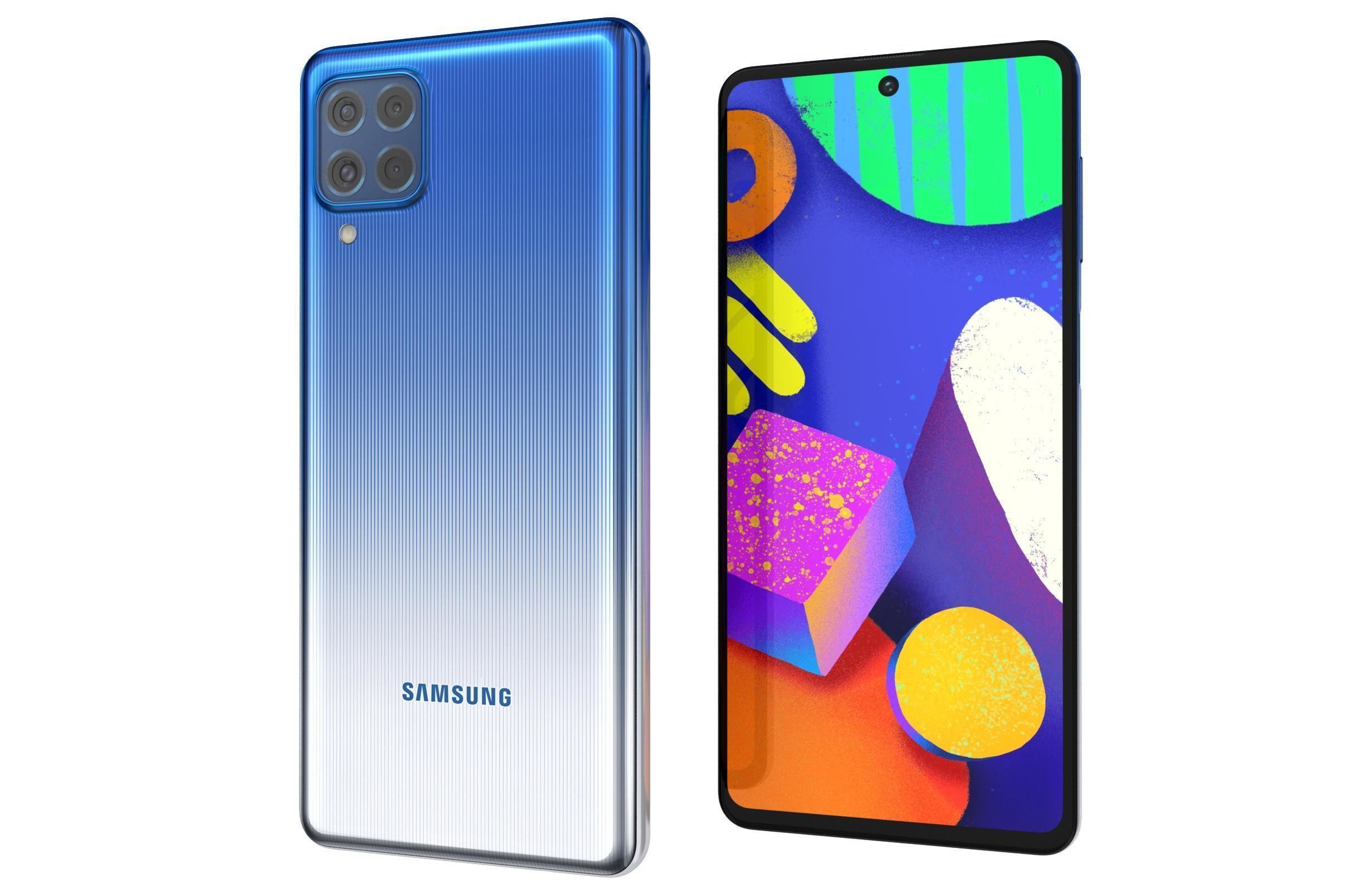 Samsung Galaxy F62 All Colors 3D model_12