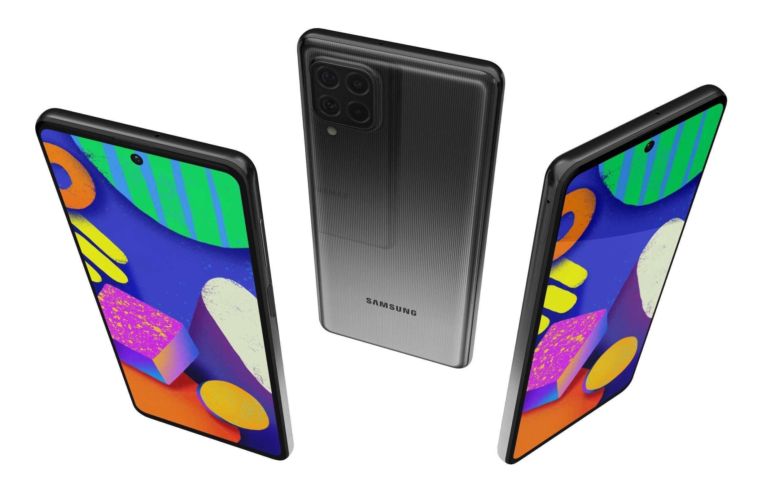 Samsung Galaxy F62 All Colors 3D model_11