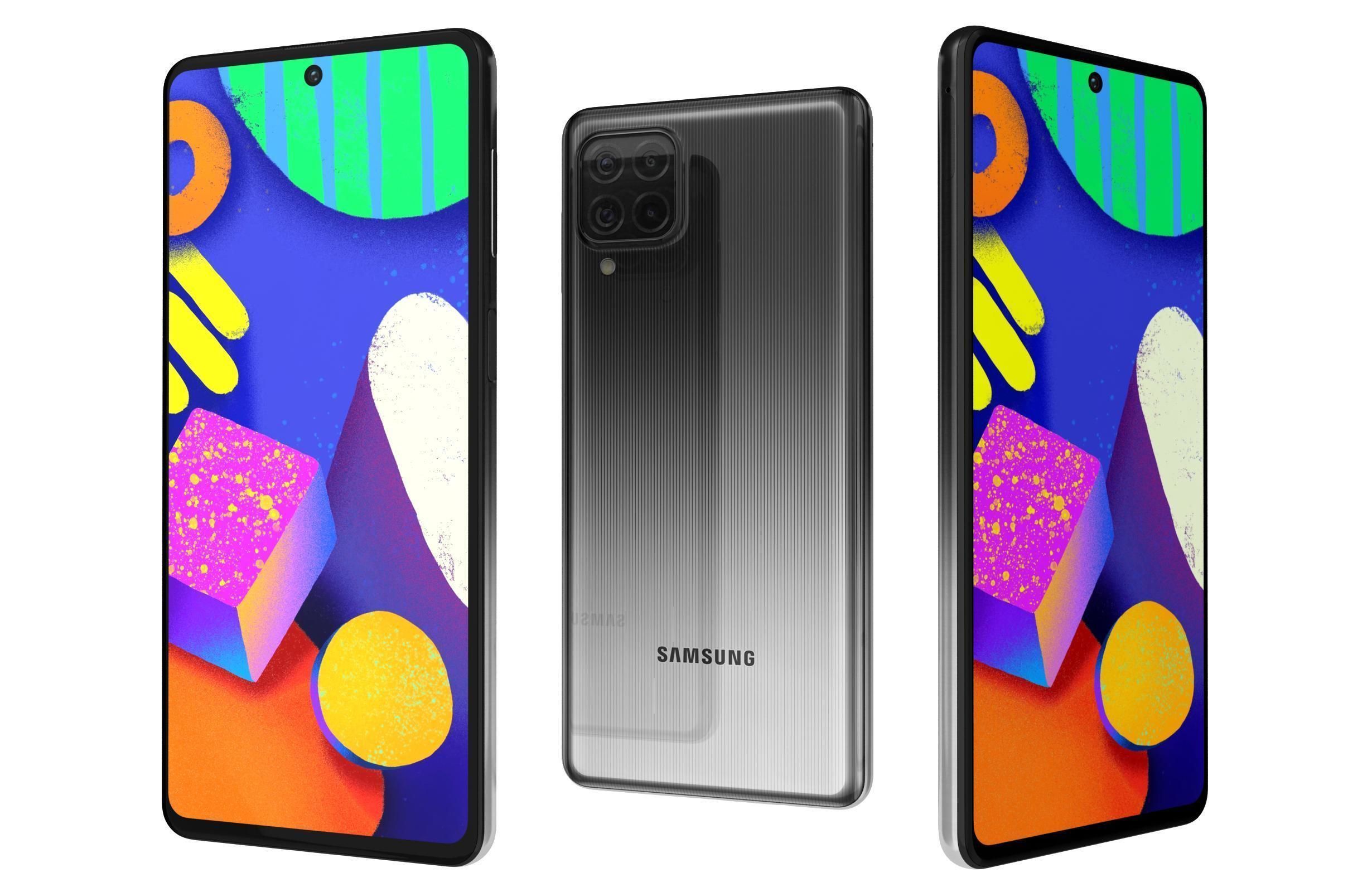 Samsung Galaxy F62 All Colors 3D model_34