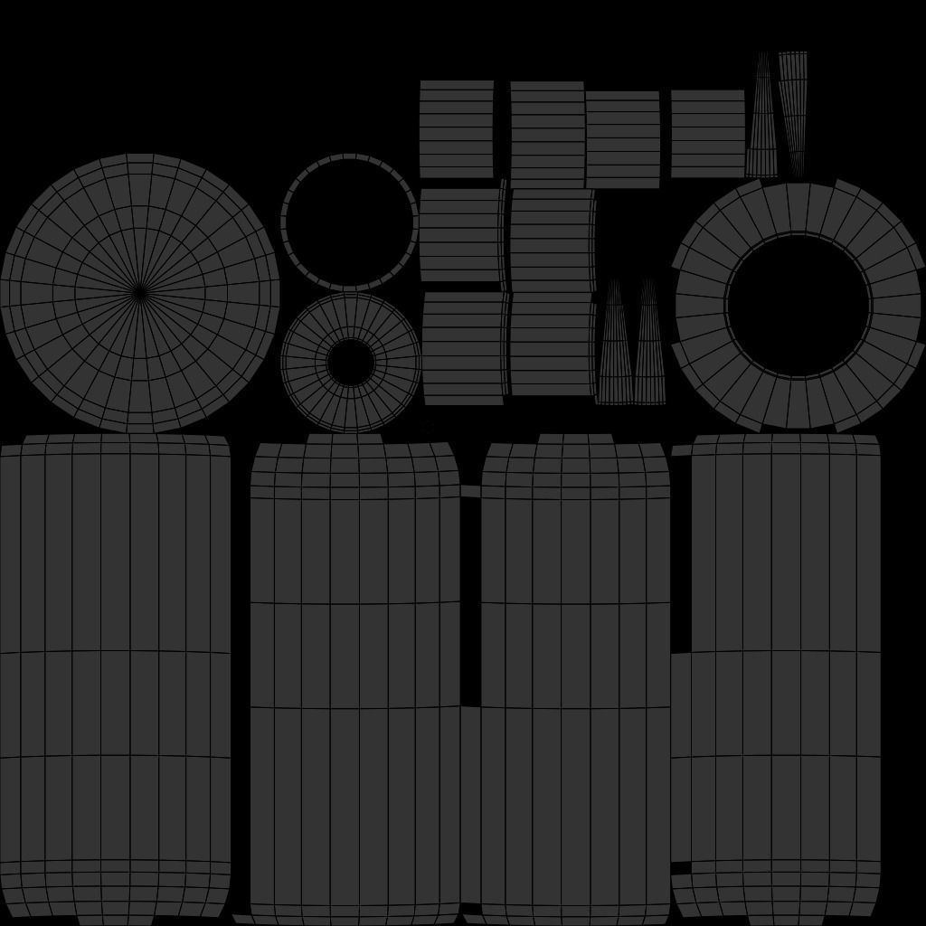 Cosmetic bottles 3D model_11