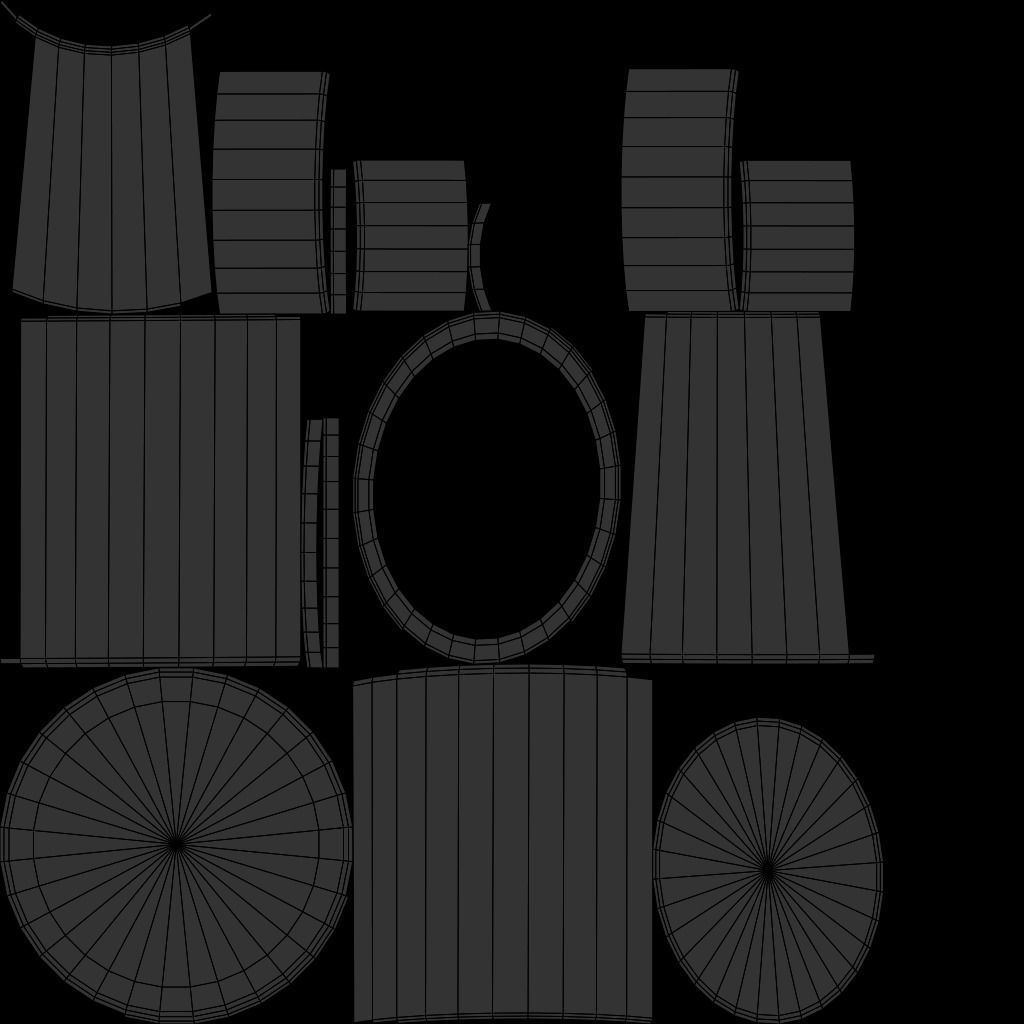 Cosmetic bottles 3D model_8