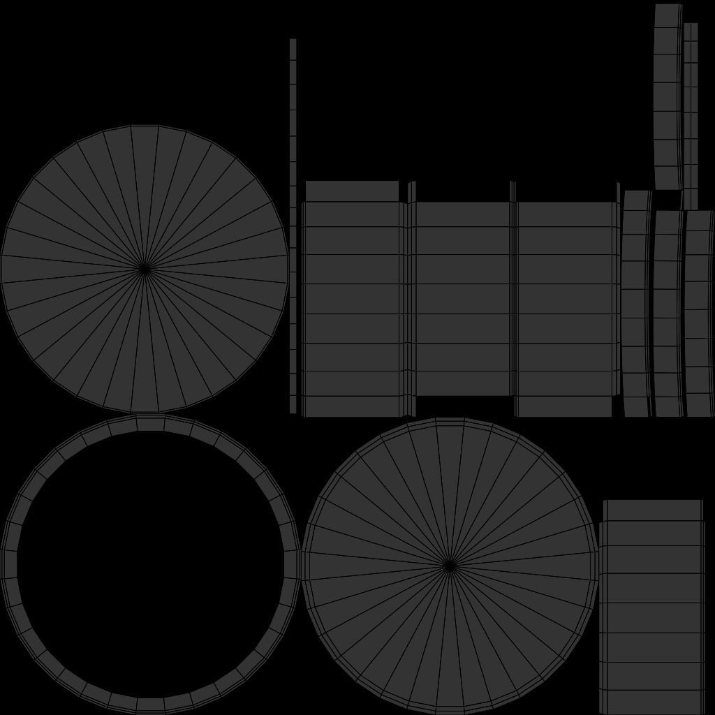 Cosmetic bottles 3D model_14