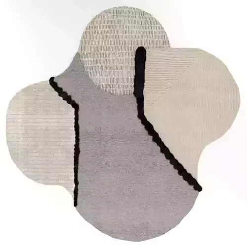 Carpet LUNAR ADDICTION SQUARE by CC-TAPIS 3D model