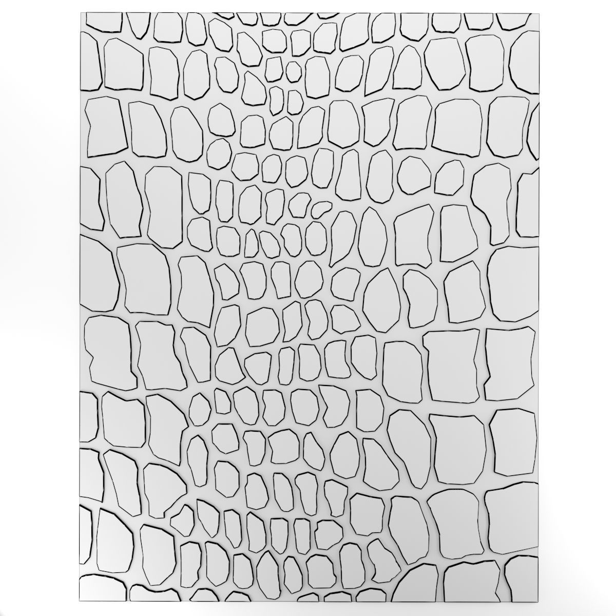 Carpet CROC by Joseph Lebon 3D model_2