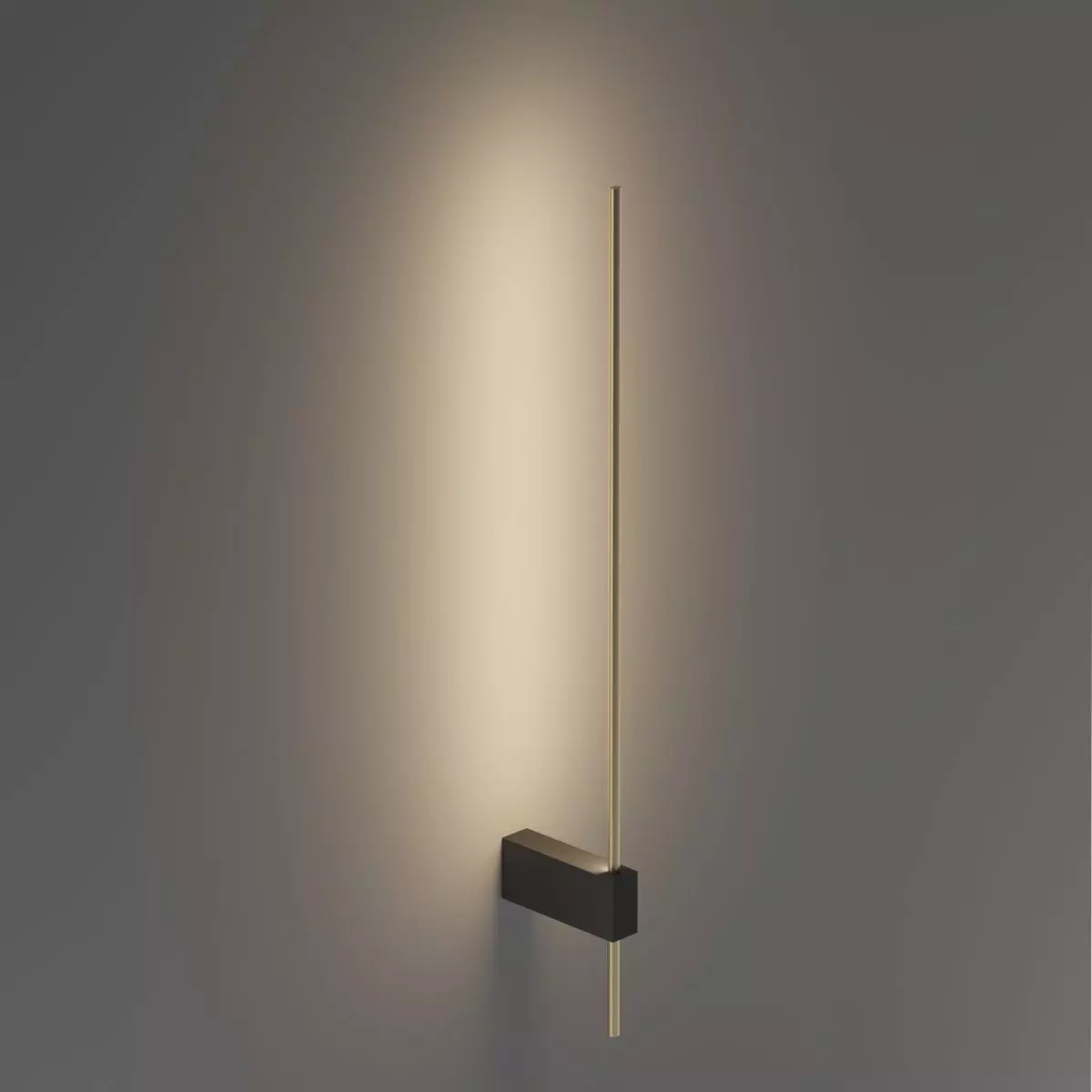 FINLIN wall light with gold pole 3D model_0