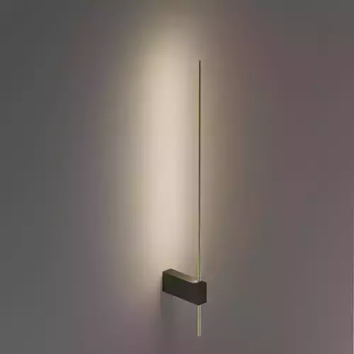 FINLIN wall light with gold pole