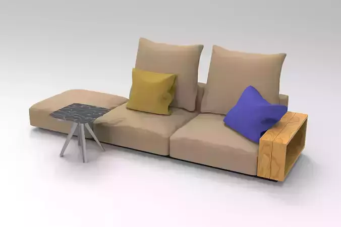 Sofa-Grandemare sofa with coffee table