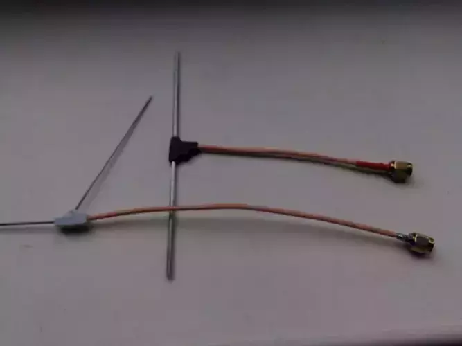 For antennas dipole and vee  freq from 868 to 1200 MHz