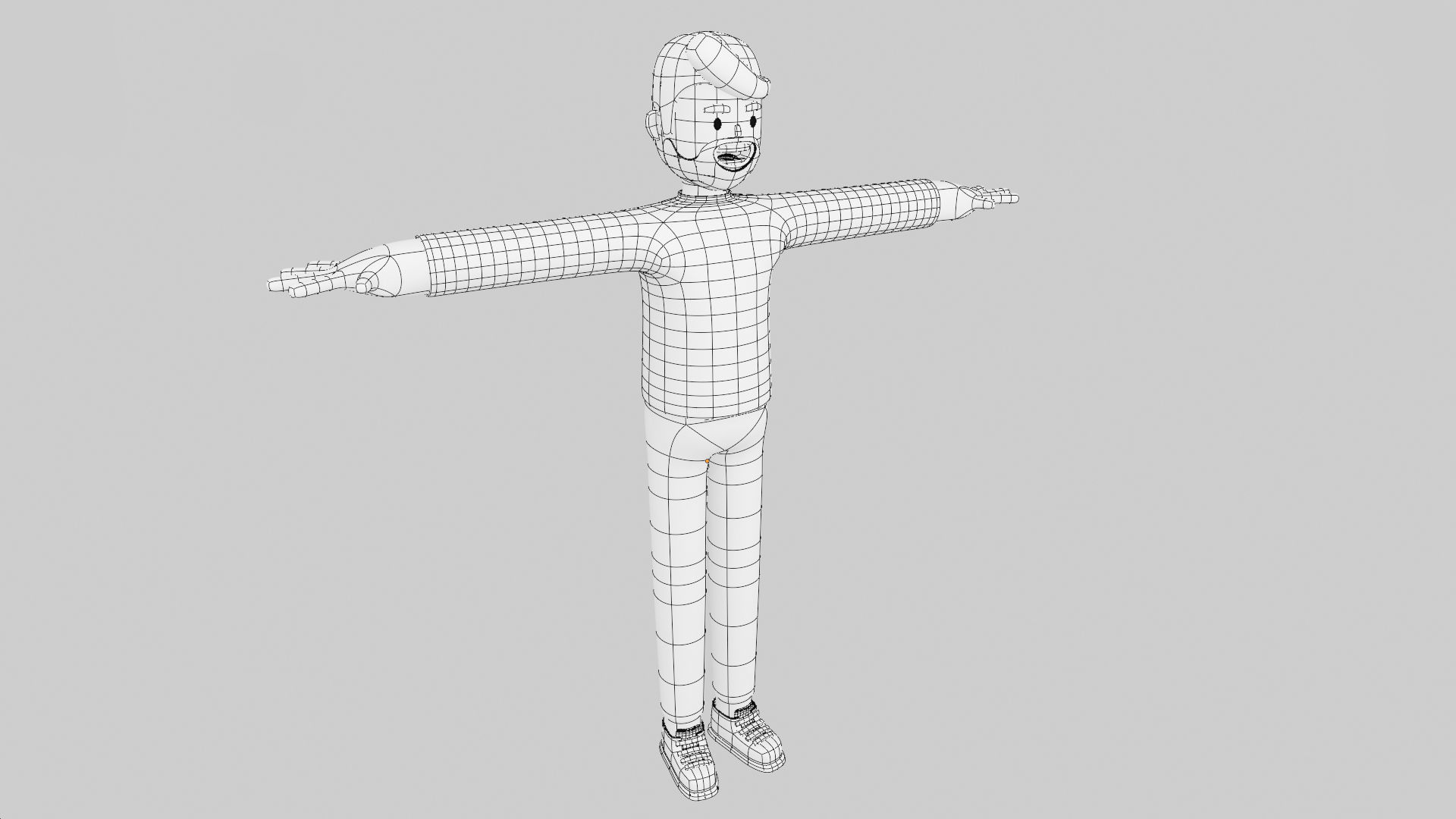 3D Model Man Full Body Cartoon Characters 3D model_8