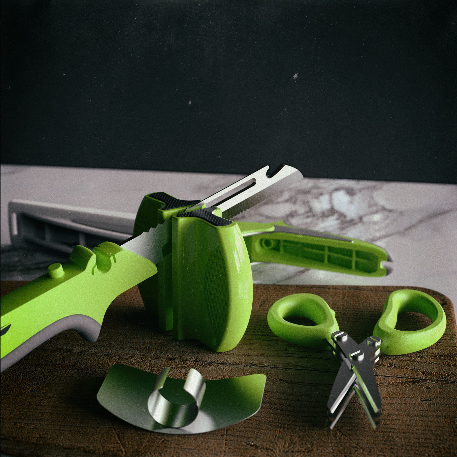 Kitchen Tool Set 3D model_5