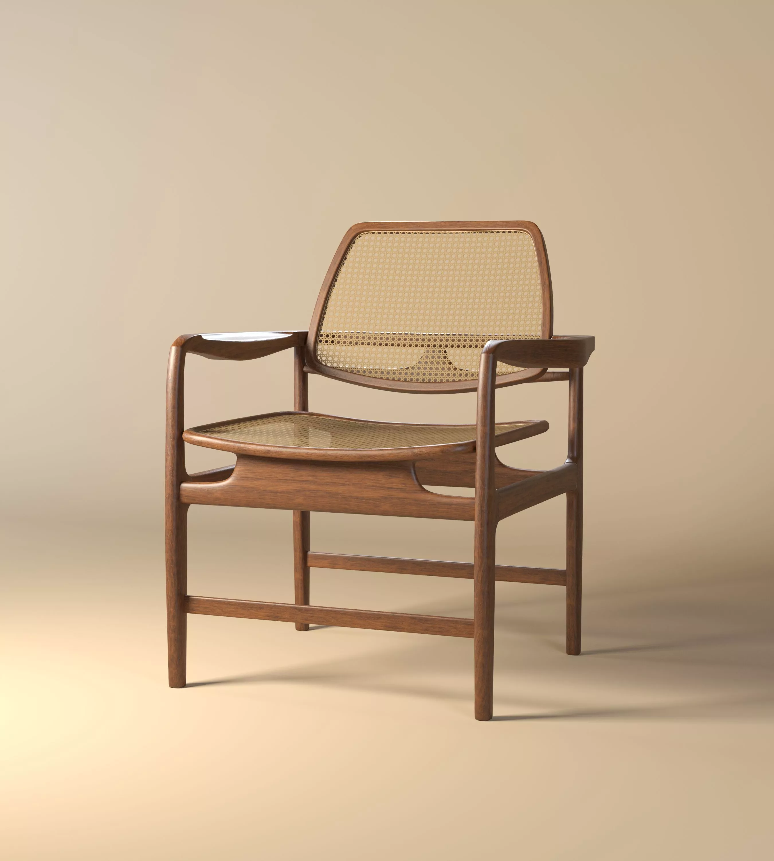 OSCAR CHAIR SERGIO RODRIGUES 3D model