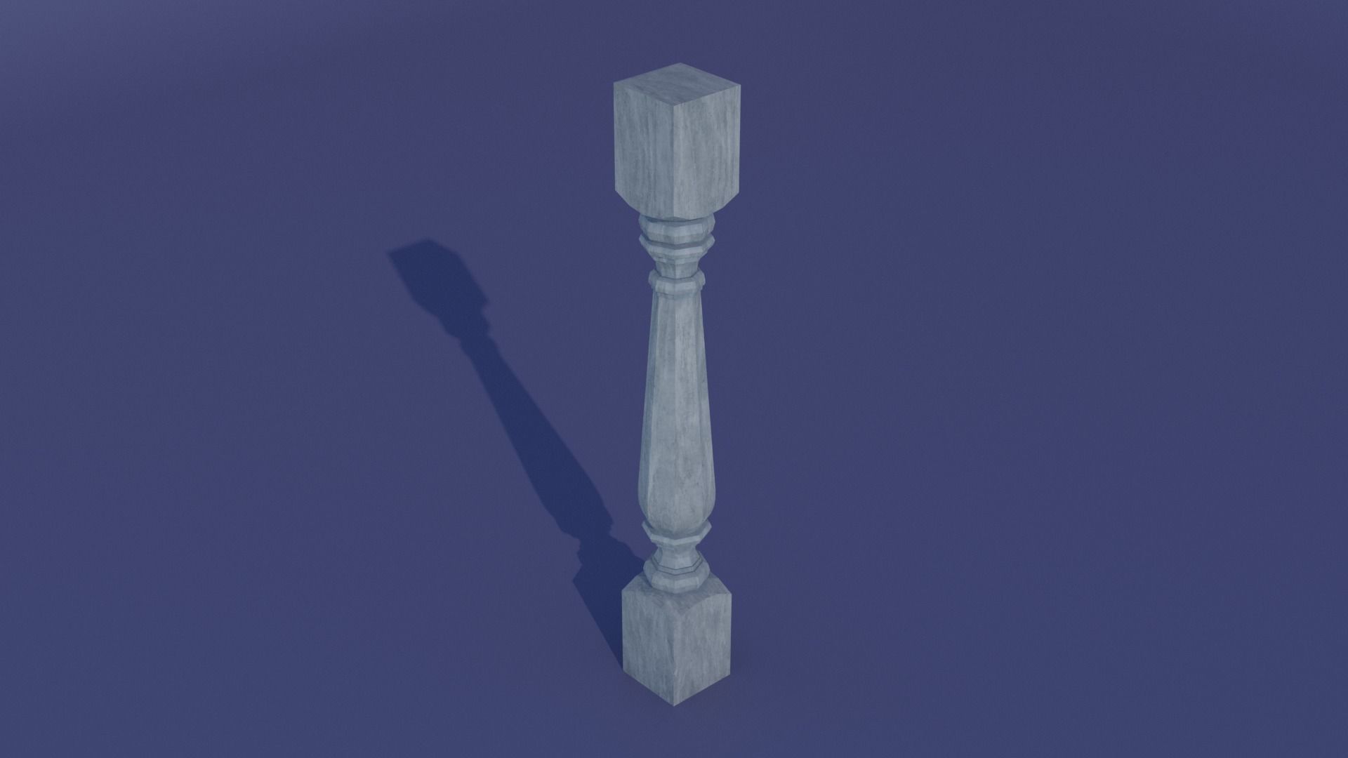 17 different models of Baluster and 11 different Smart Materials Free low-poly 3D model_68