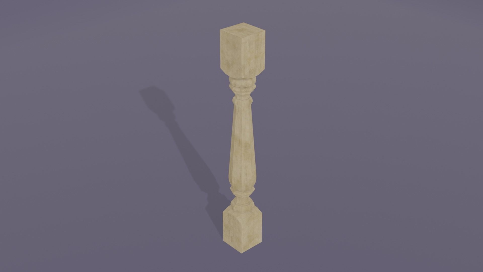 17 different models of Baluster and 11 different Smart Materials Free low-poly 3D model_72
