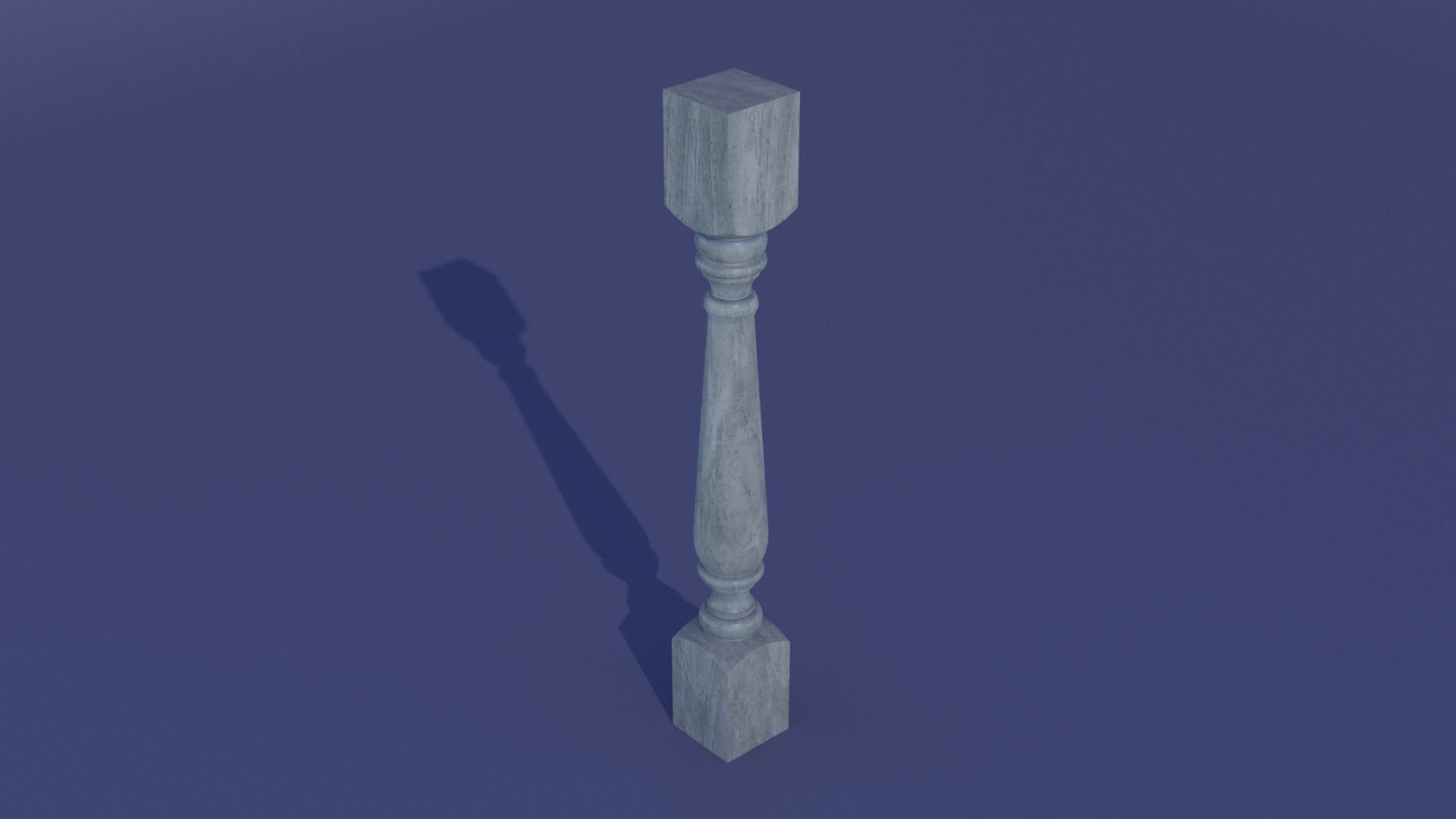 17 different models of Baluster and 11 different Smart Materials Free low-poly 3D model_79