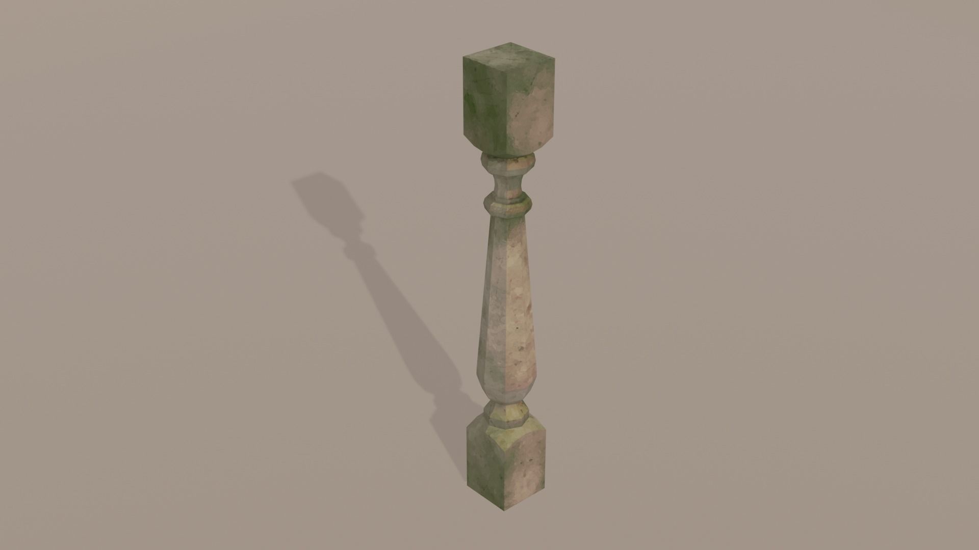 17 different models of Baluster and 11 different Smart Materials Free low-poly 3D model_55