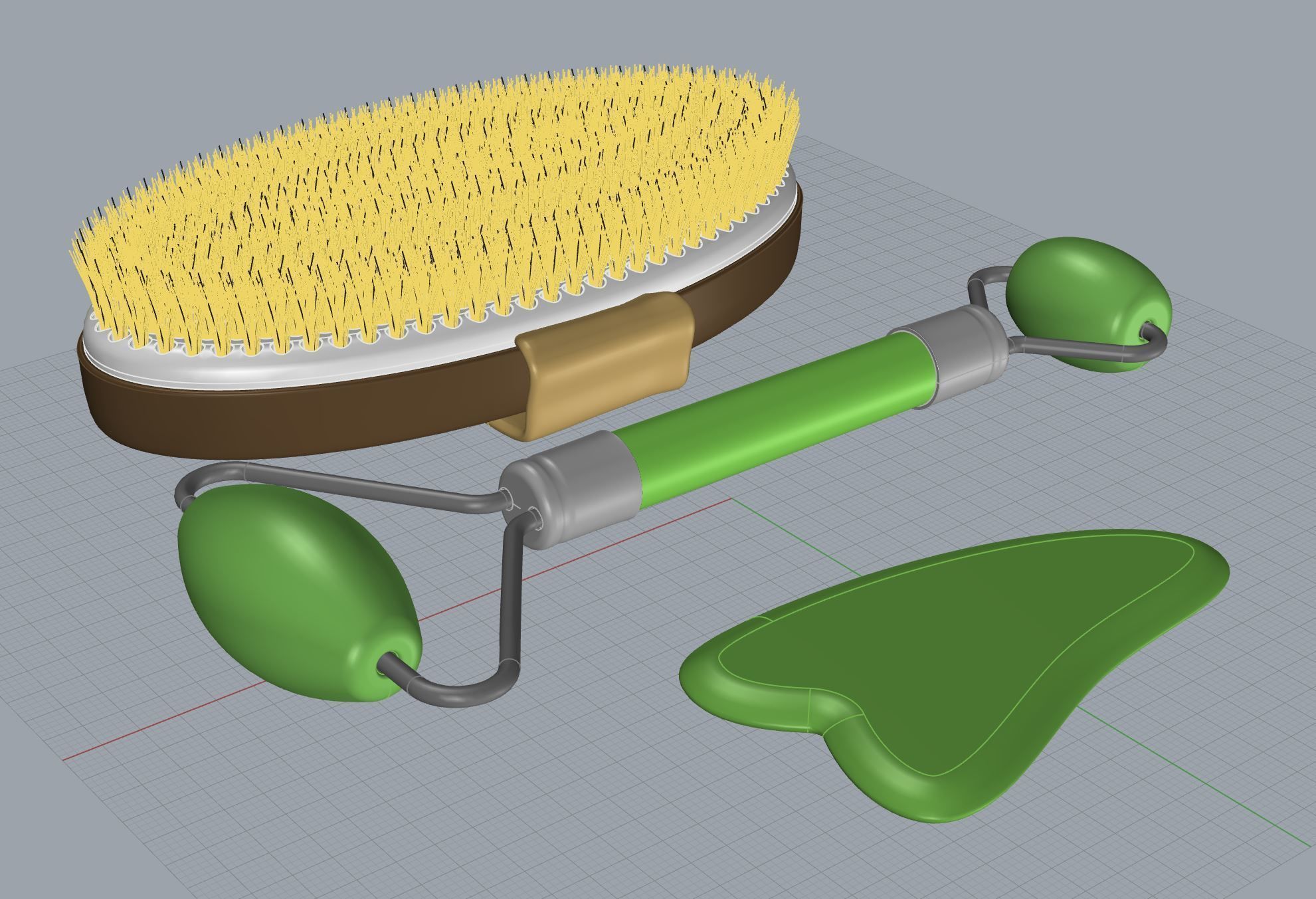 Beauty Jade Set 3D model_6