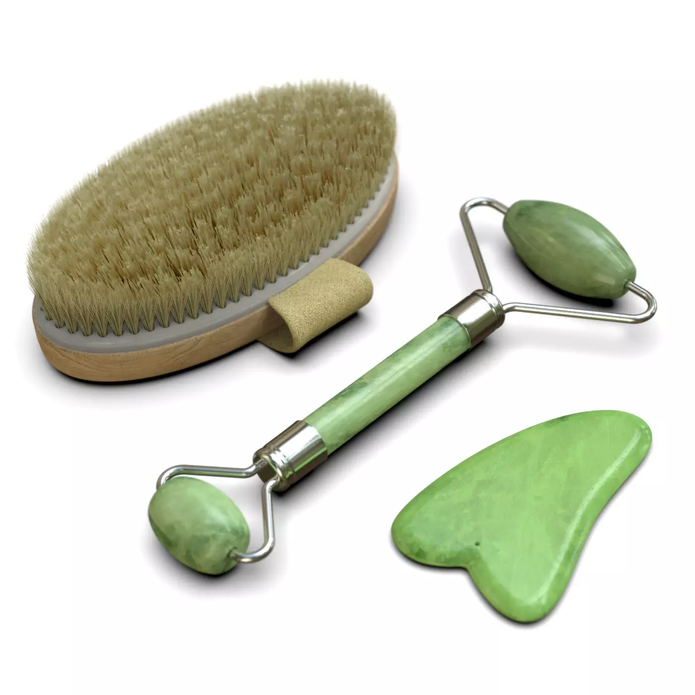 Beauty Jade Set 3D model_0