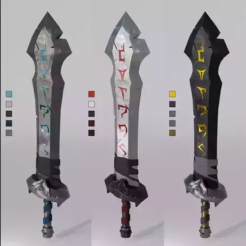 Stylized Rune Swords