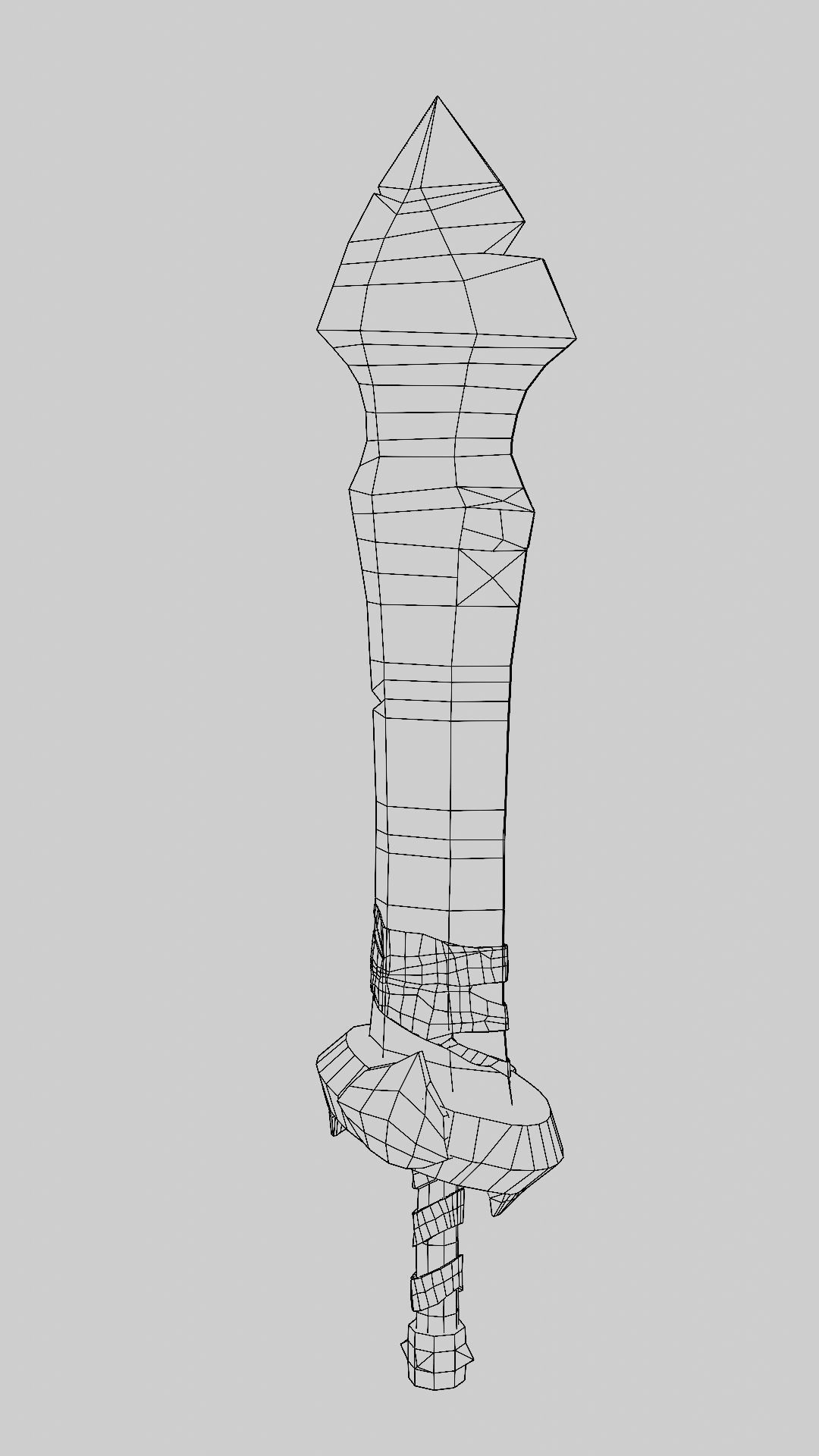 Stylized Rune Swords Low-poly 3D model_7