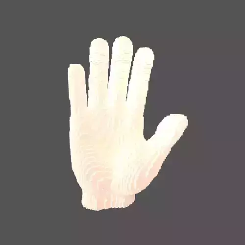 Voxel Style Hand v1 001