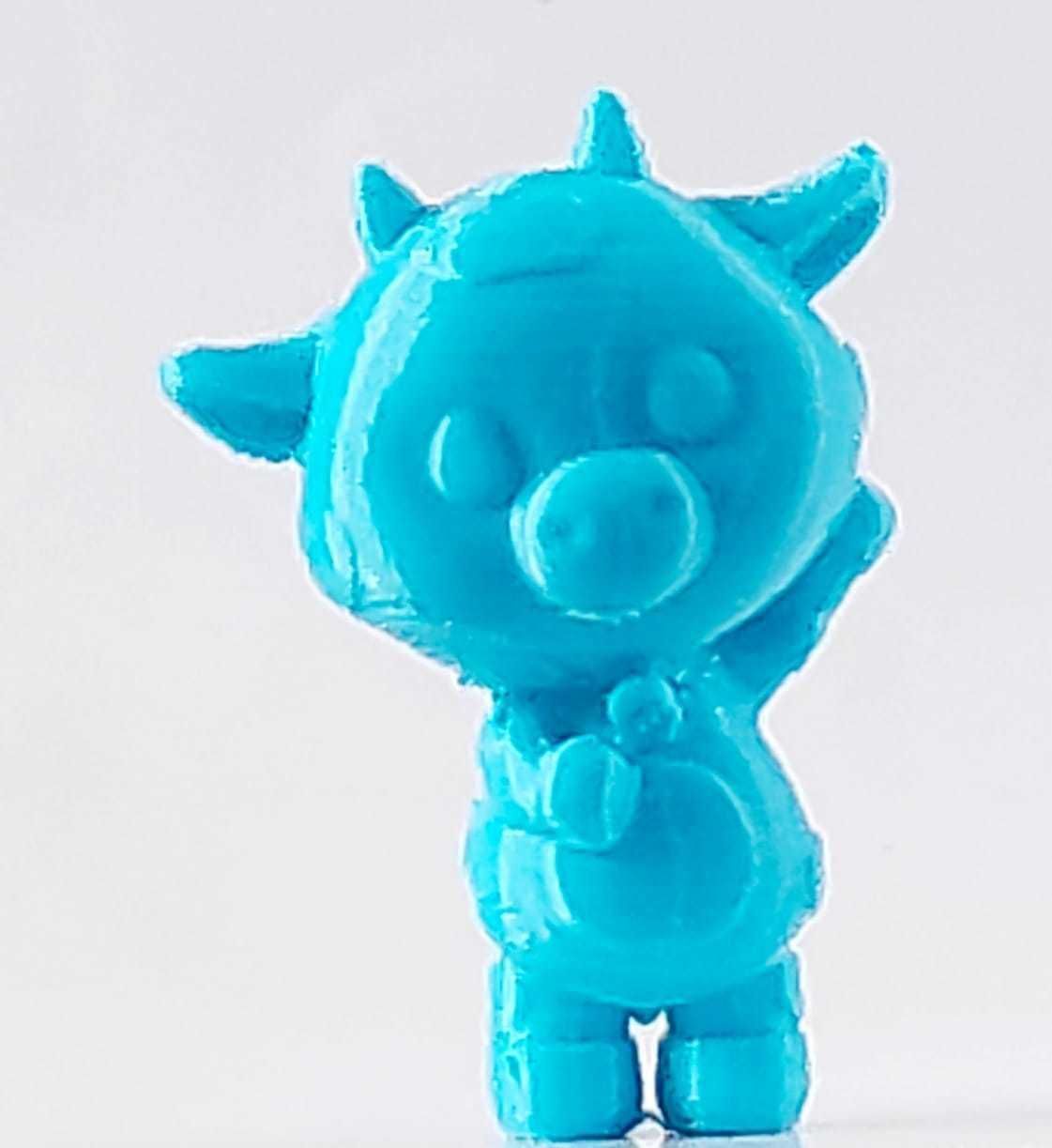 Waving Cow 3D print model_3