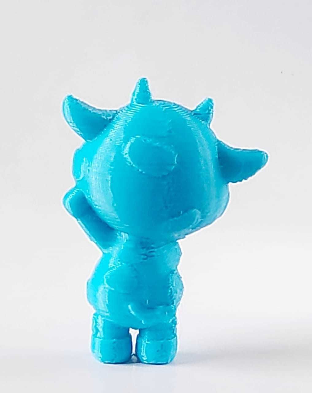 Waving Cow 3D print model_5