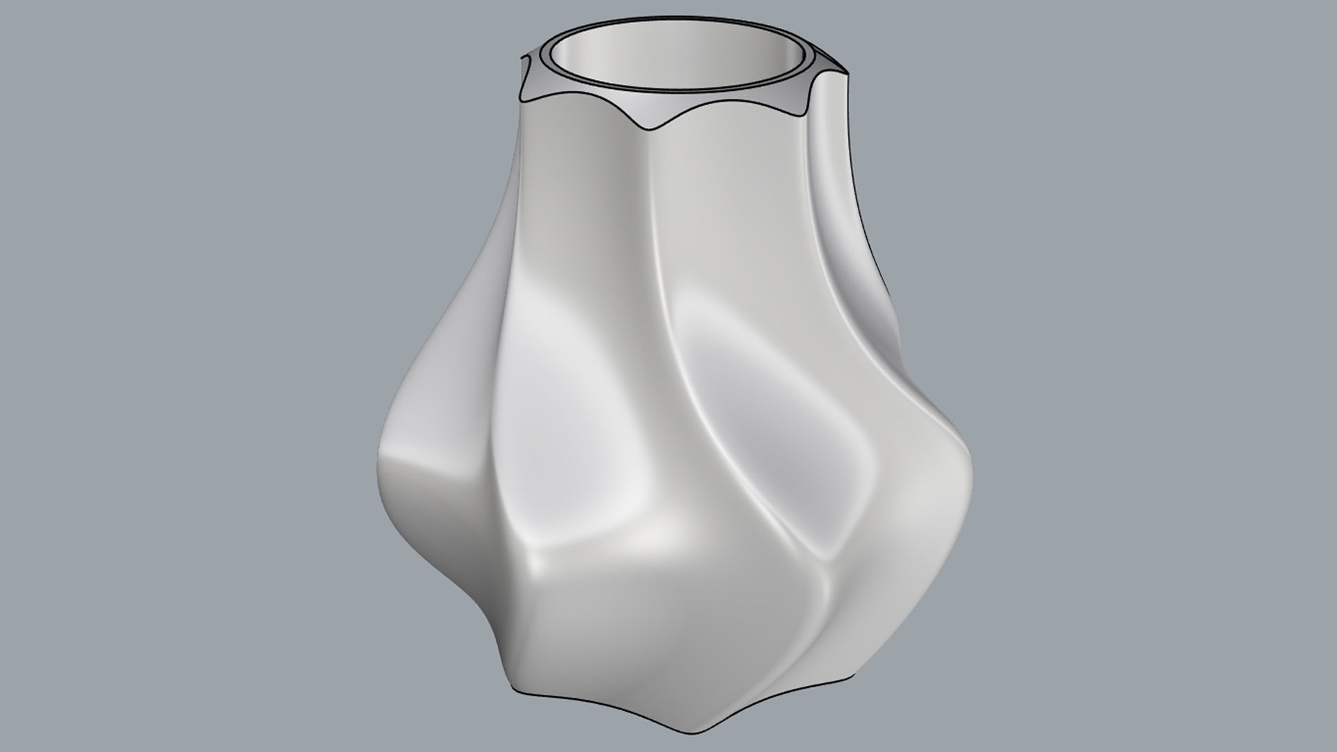 Vase 02 3D model_6